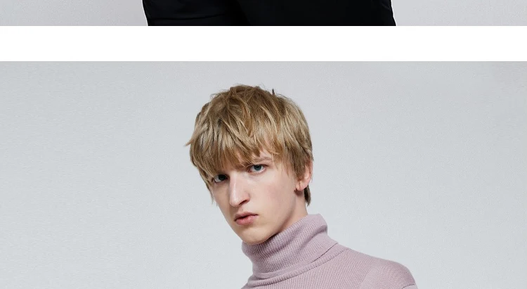 JackJones Мужской умный Повседневный светильник с длинными рукавами свитер с воротником-стойкой 219324525