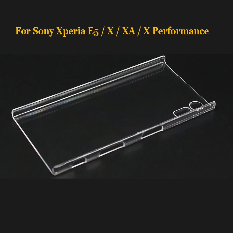 Для Sony Xperia E5/XA/X Performance F8132 F8131 F5122 Жесткий ПК чехол ультра тонкий прозрачный жесткий