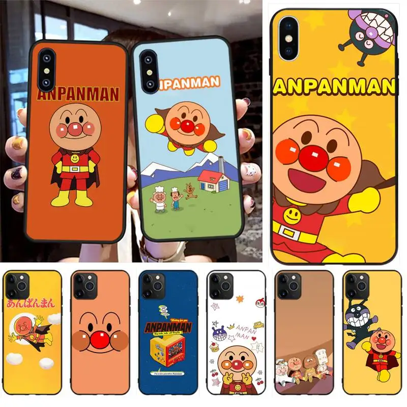 Мягкий чехол PENGHUWAN Anpanman для iPhone 11 pro XS MAX 8 7 6 6S Plus X 5S SE XR|Бамперы| |