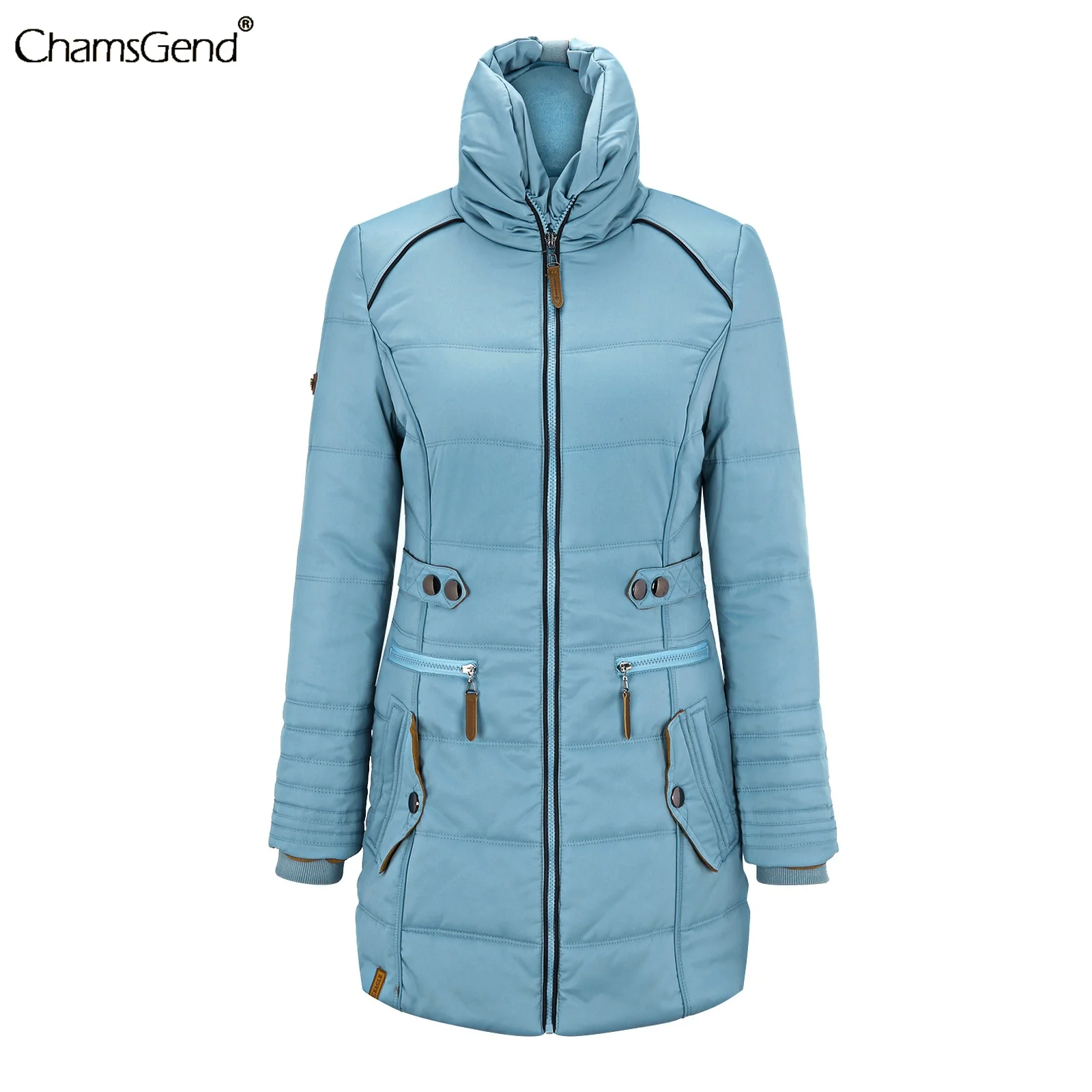 

Куртка женская с хлопковой подкладкой, однотонная теплая зимняя верхняя одежда, Свободные повседневные парки для офиса, верхняя одежда