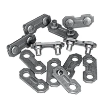6pcs stainless steel chainsaw chain joiner link chain joint for joinning 38 063 chains for woodworking chainsaw parts