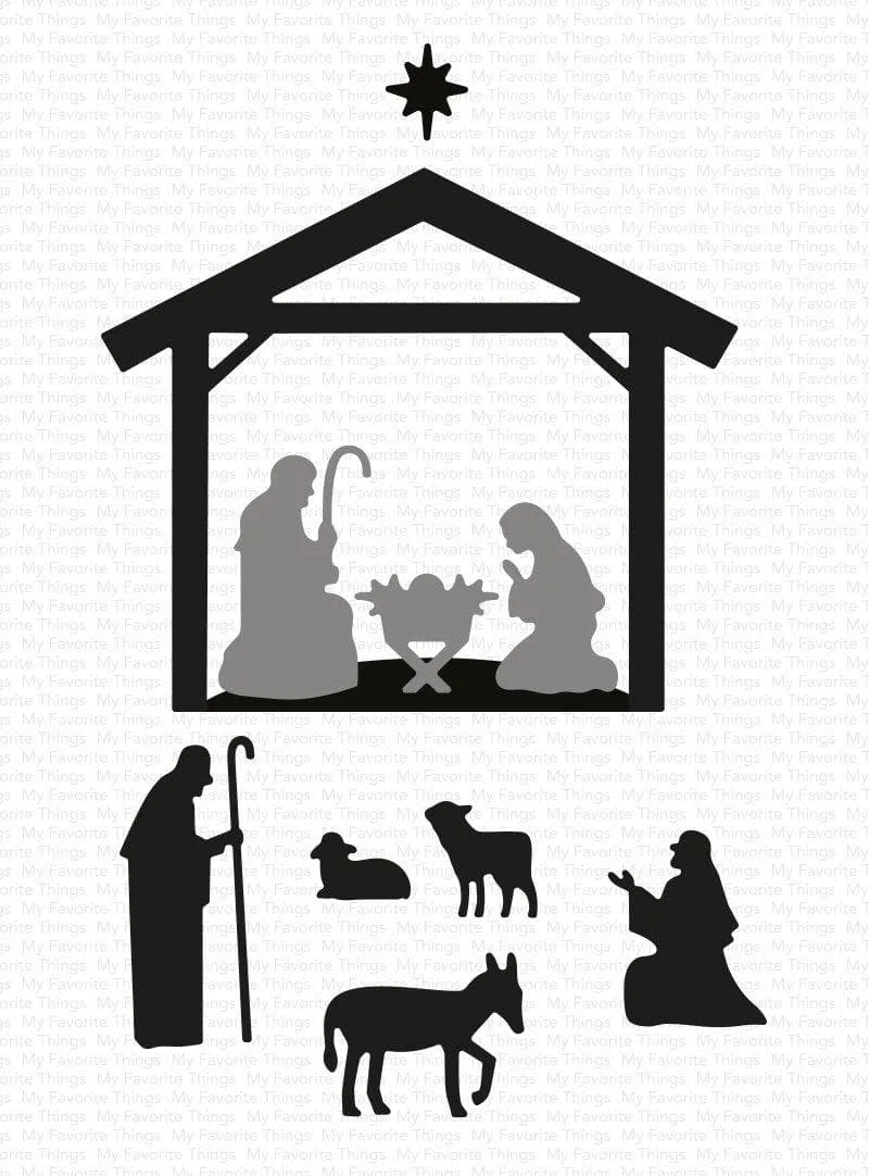 

2021 New Craft Metal Cutting Dies Cut Die Mold Various Nativity Silhouette Scrapbook Paper Craft Knife Mould Blade Punch Stencil