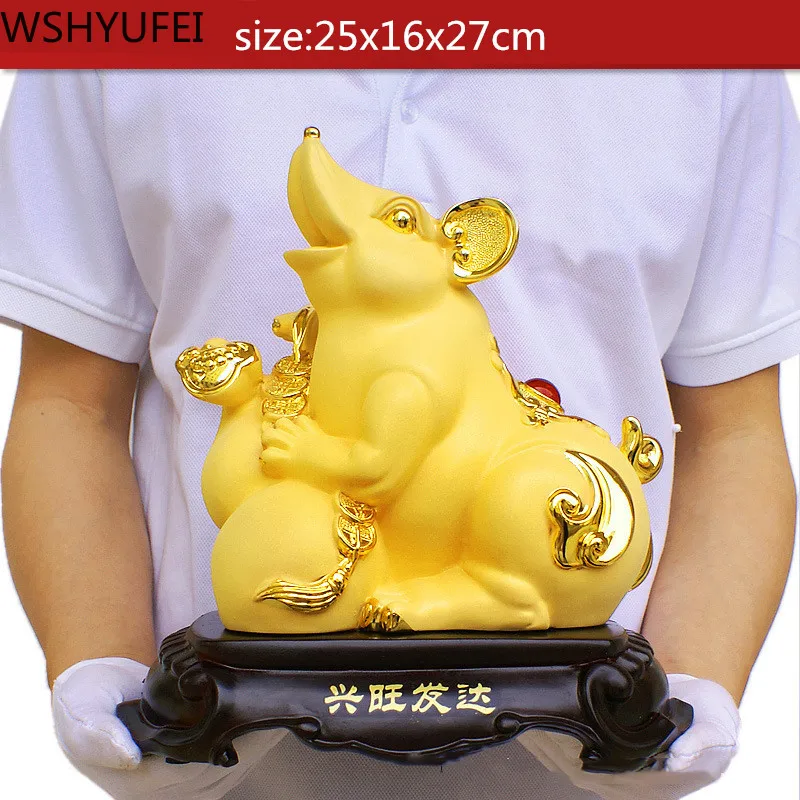 

Chinese Feng Shui Resin Sculpture Zodiac signs Animal Ornament Office desk Home Furnishings Attract Wealth Good Luck Gifts