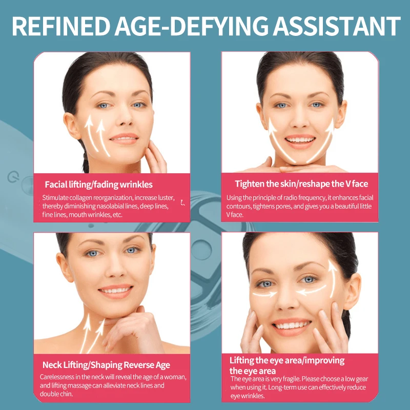 

Radio Frequency Skin Tightening Care Facial Rf Microneedling Lifting Cavitation Machine Face Devices Microcurrent Tool