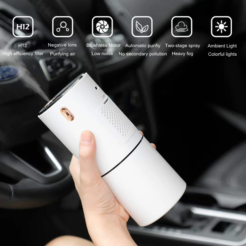 Портативный ультразвуковой увлажнитель воздуха с отрицательными ионами |