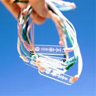 Браслеты для женщин ручной работы с музыкальным кодом Spotify, веревочный браслет с гравировкой песни, ювелирные изделия, подарок