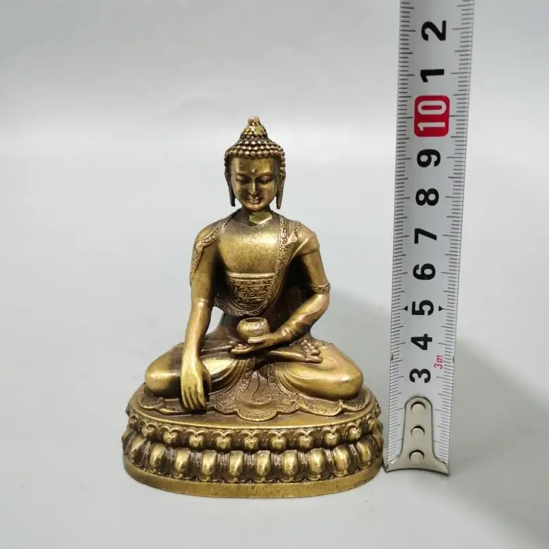 

Chinese old copper statue of Pure copper Copper Sakyamuni Buddha Worship god