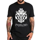 Футболка Overlord с эмблемой гильдии-платье Ainz Ooal-классическая модная футболка с мангой, Повседневная Мягкая летняя одежда из 100% хлопка для мужчин, европейский размер