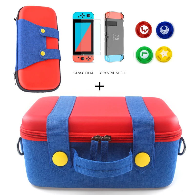 

Сумка для хранения EVA, чехол для Nintendo Switch, консоль, геймпад Joycon, ТВ-док, игровые карты, аксессуары, коробка для хранения