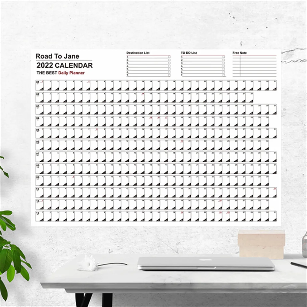 

Календарь с наклейками на стену, 2022 год, 365 дней