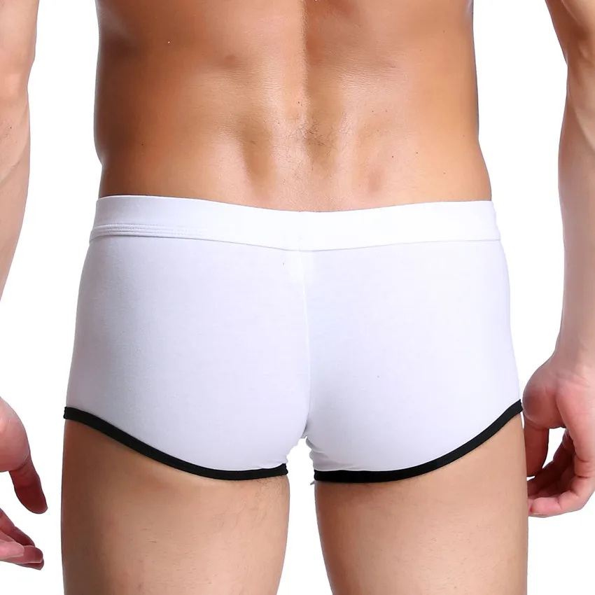 

Hot Men's Underwear Sexy Appeal Absorbent Breathable Cotton Lycra Sports Leisure Pants Gay Boxer Mens Briefs Male Panties