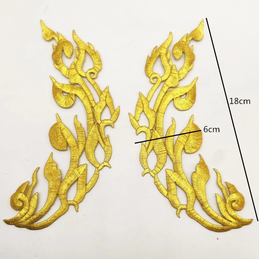 Патчи с вышивкой 18 х6 см