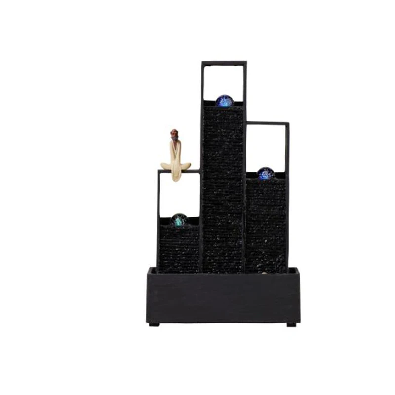 Декоративный фонтан креативный водный на удачу для помещений винный шкаф офис