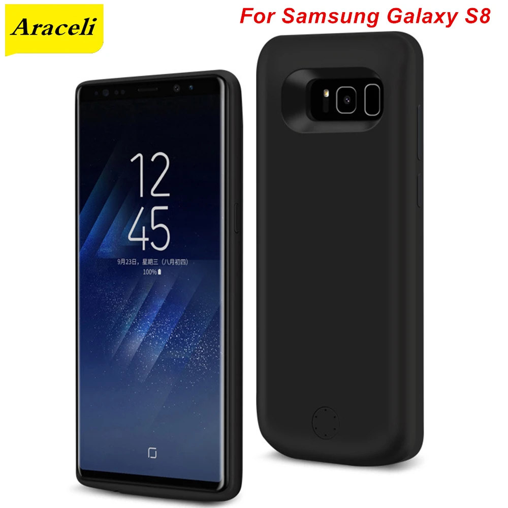 Чехол для Samsung Galaxy S8 чехол аккумулятора зарядное устройство телефона внешний