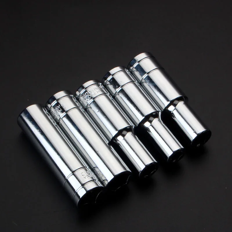 Шестигранная головка гаечного ключа с длинным рукавом 1/2 дюйма 8-27 мм |