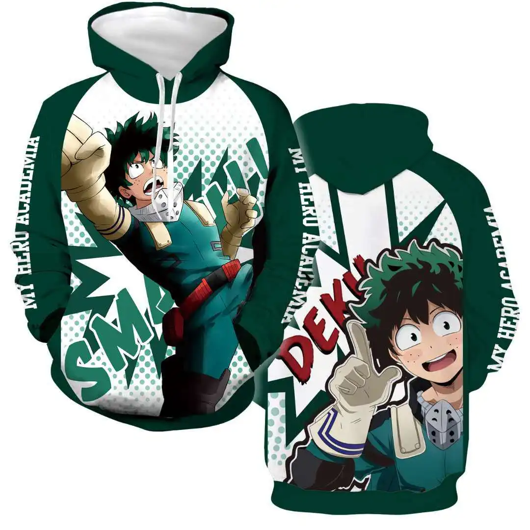 

My Hero Academia Cosplay Hoodie 3D Print Costume Jacket Hoodie Sweatshirt Halloween Pullover Jersey