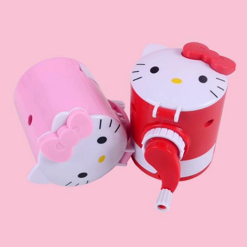 Новинка креативная ручная точилка для карандашей hello kitty мультифункциональная