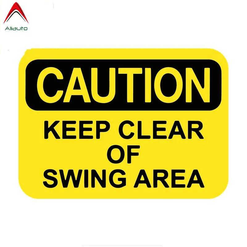 

Aliauto креативные автомобильные стикеры предостережение сохраняйте прозрачность в области качелей красочная Водонепроницаемая Светоотража...