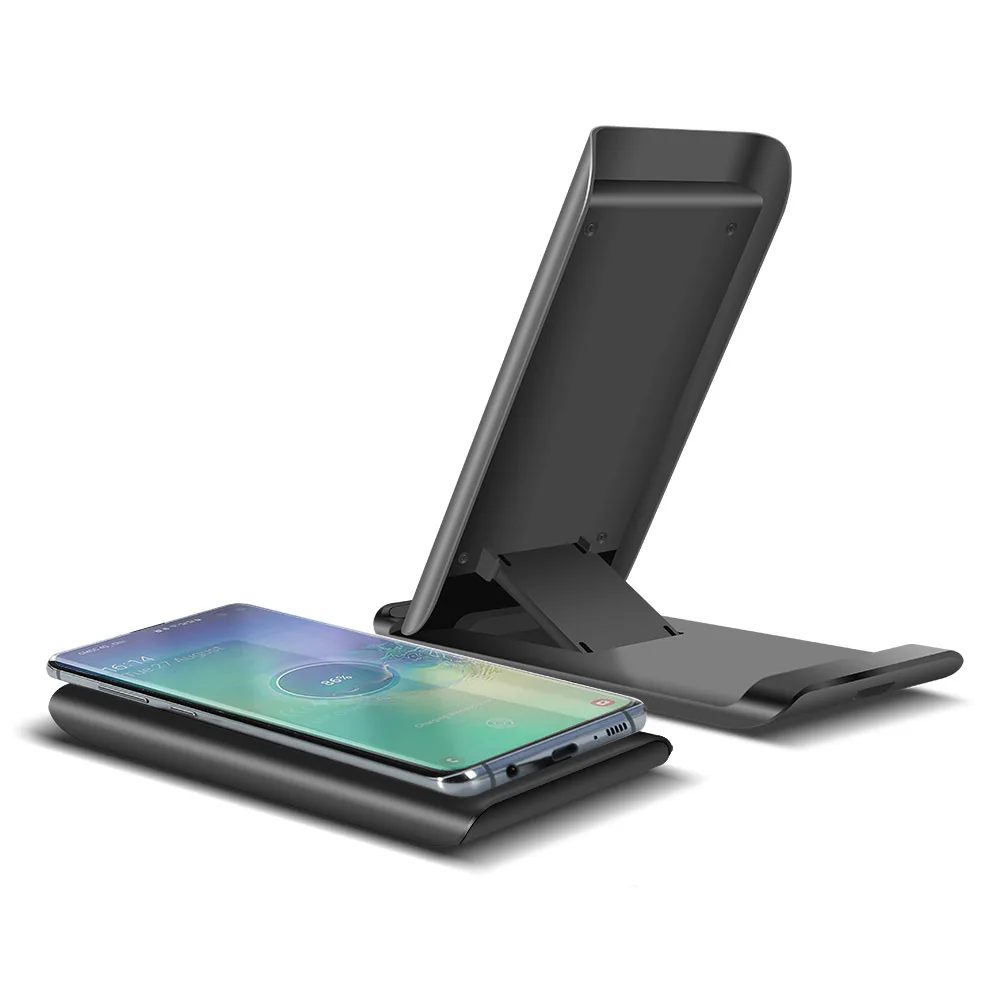 

FDGAO 15W Qi Wireless Charger Fold Stand Pad Fast Charging Holder for iPhone 11 XR XS 8 Samsung S10 S20 Type C USB Phone Holder