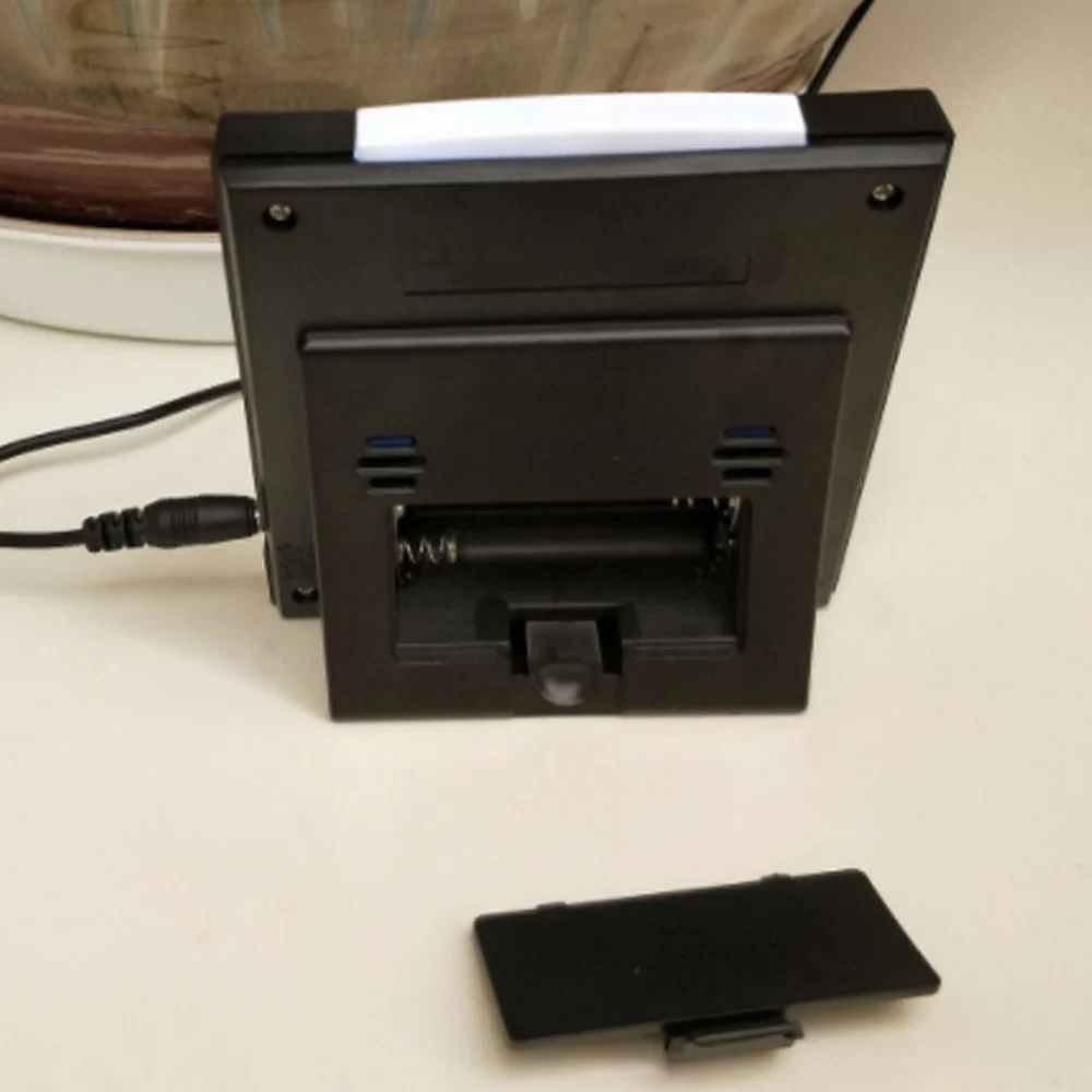 Цифровой термометр гигрометр цветной ЖК-дисплей функция повтора будильника