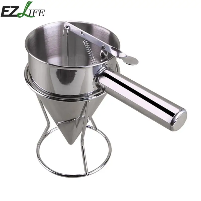 Сталь кекс вафельный дозатор теста Воронка DIY блин кухонные инструменты для