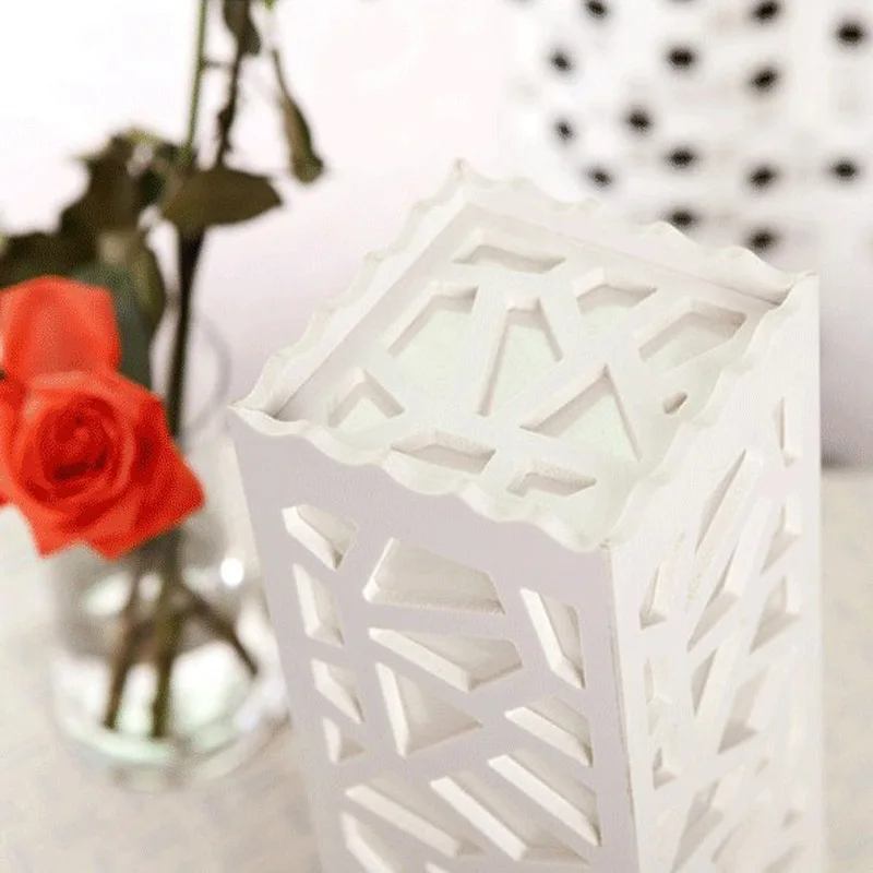 Минималистский цвета слоновой кости белого дерева пластиковые пластины