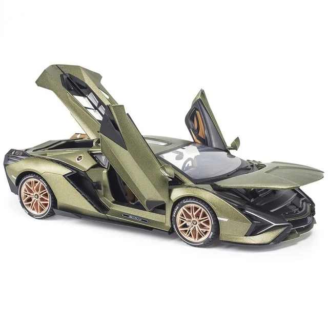 Модель автомобиля Lamborghini 1:18 из литого сплава игрушечные машинки для мальчиков SIAN