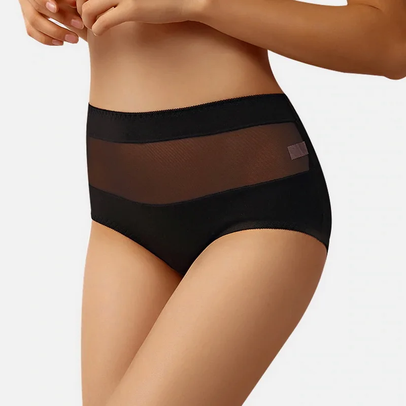 

Seamless panties cotton Women's underwear transparent sexy charming elastic plus size high quality lingerie briefs