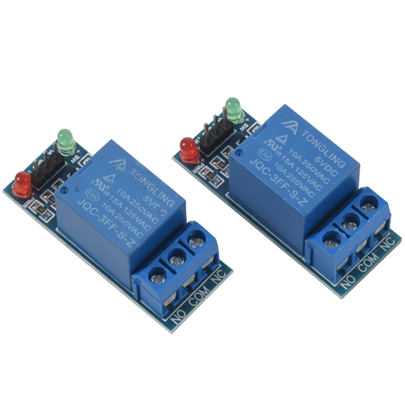 2 шт. 1 канал DC 5 В релейный модуль переключателя для Arduino Raspberry Pi ARM AVR | Электроника