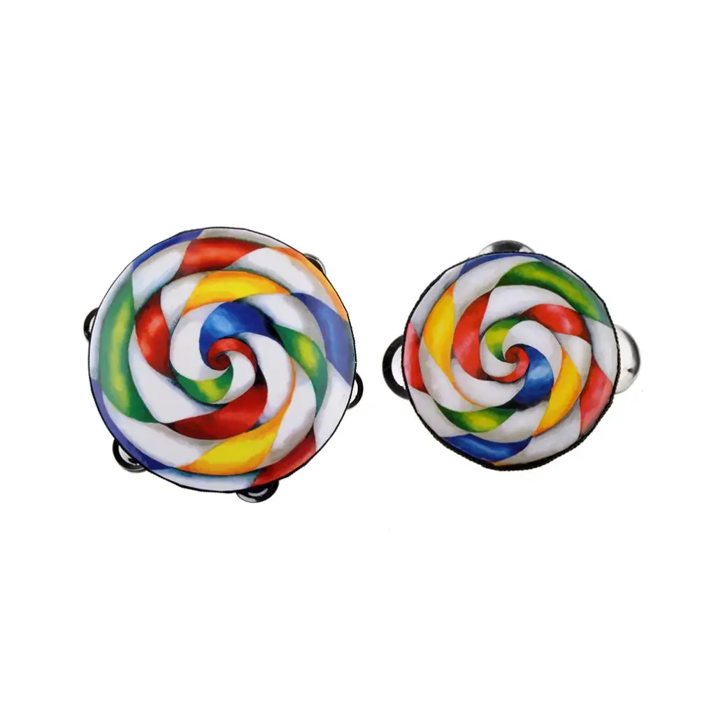 2 шт. ручной бриллиантовый круглый перкуссионный игрушечный музыкальный