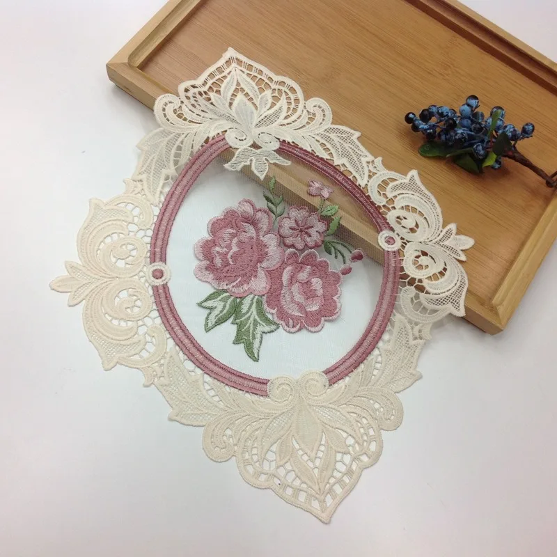 Коврик для вазы сидит настольный флаг коврики декоративные подушки круглые