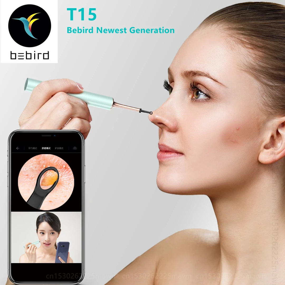 Фото Bebird T15 визуальный очиститель ушей Minifit 2 в 1 инструмент для удаления прыщей и воска Bebird T15 визуальный очиститель ушей Minifit 2 в 1 инструмент для удаления прыщей и воска