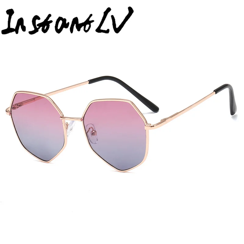 

2019 factory sale metal frame spring temple kids sunglasses