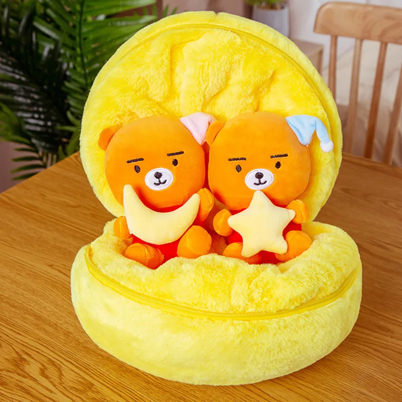 

Plush Rabbit Bear Doll Toy Soft Kids Sleeping Back Cushion Cute Stuffed Bunny Baby Accompany Doll Xmas Gift For Children Girl