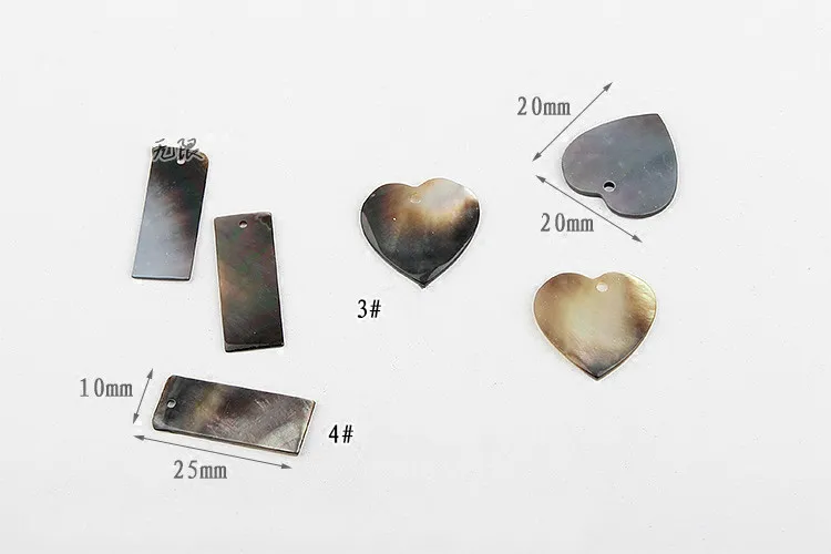 Натуральная черная бабочка ракушка с одним боковым отверстием Угловое Отверстие