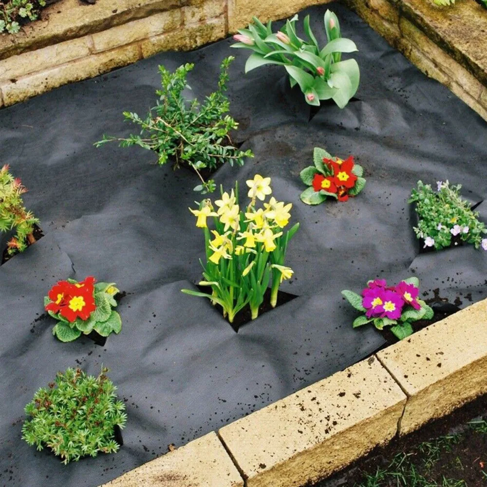 

Gardening Mat Landscape Fabric Weed Block Mats Plant Protect Outdoor Degradable Weed-proof Cloth