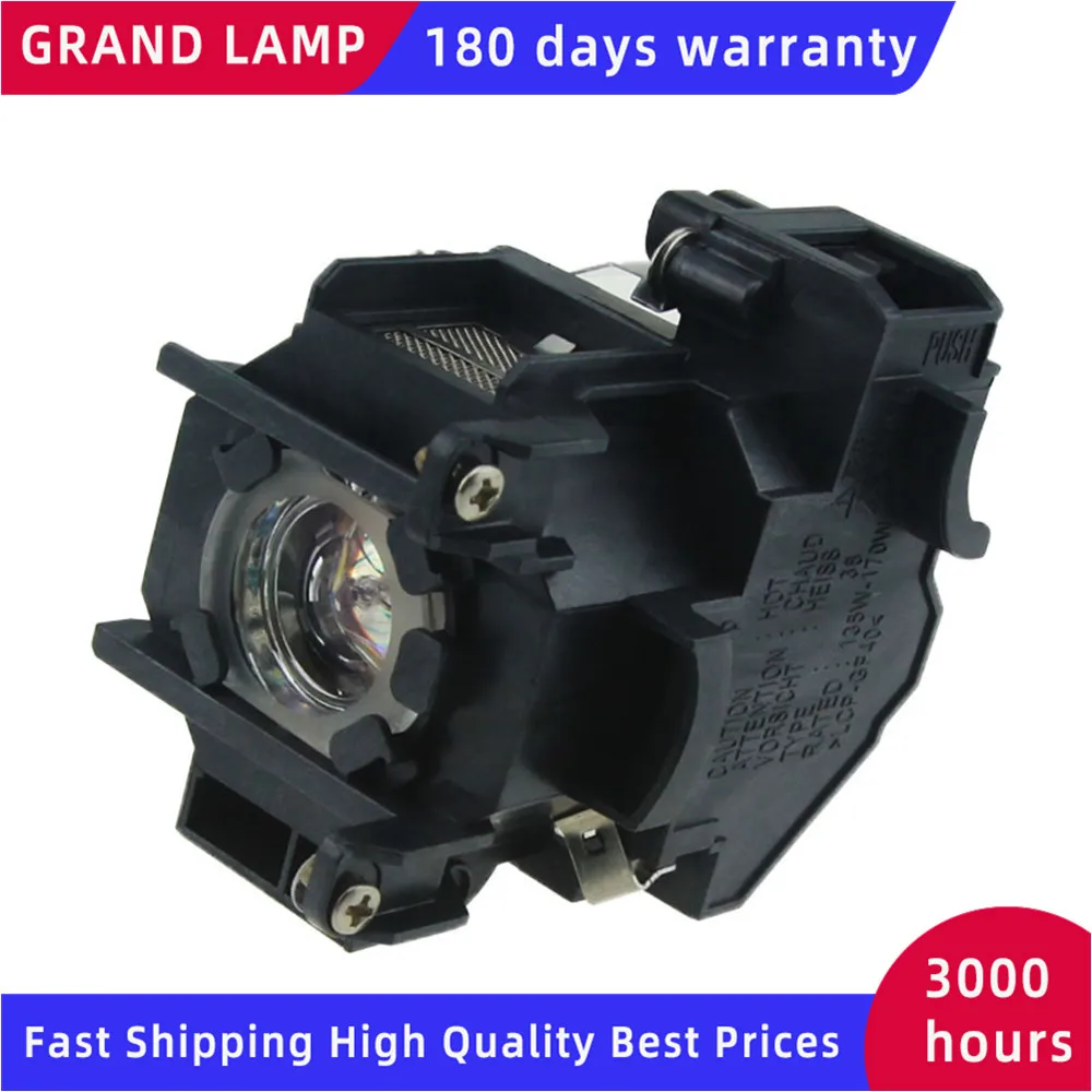 Замена EMP-1700 EMP-1705 EMP-1707 EMP1710 1715 / 1717 EX100 1700c 1705c проектор лампа для освещения жилья