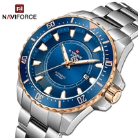 naviforce mens automatic mechanical movement watches luminous sport clock 100m waterproof wrist watches male relogio masculino