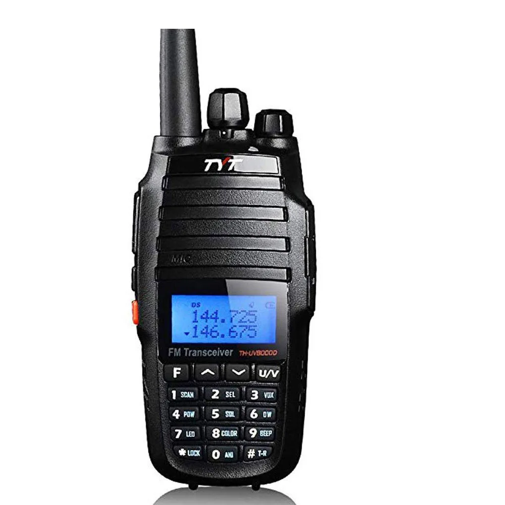 TH-UV8000D TYT TH-UV8000D рация 10 км Двухдиапазонная VHF и UHF 10 Вт 10 км Любительское радио 3600 мАч кросс-полосный ретранслятор функция радио - Цвет: TH-UV8000D