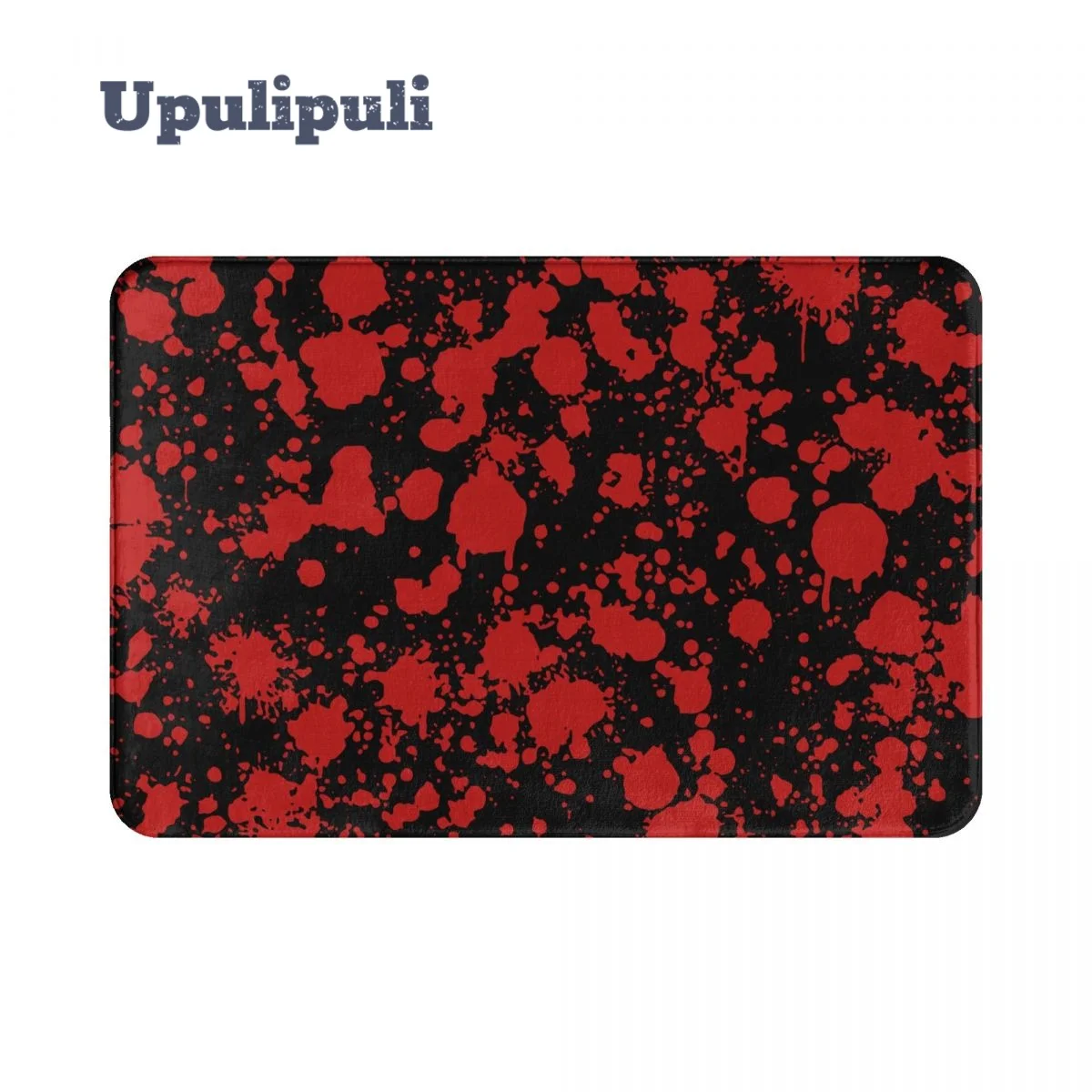 

Коврик фланелевый для ванны с защитой от брызг крови, нескользящий коврик с рисунком на Хэллоуин, ужасный абсорбирующий коврик для гостиной...