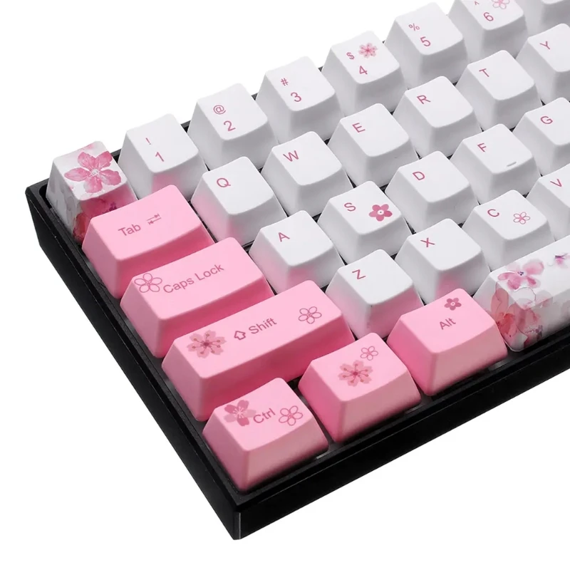

Custom Keycaps Suitable for RK61 Gans Alt61 Anne Pro GH60 iquix Mechanical Keyboards 71 Key Set OEM Profile PBT Keycaps