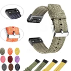 Ремешок нейлоновый для наручных часов Garmin Fenix 7 7X 6X 6 Pro 5X 5 Plus 3HR 935 945 S62 D2