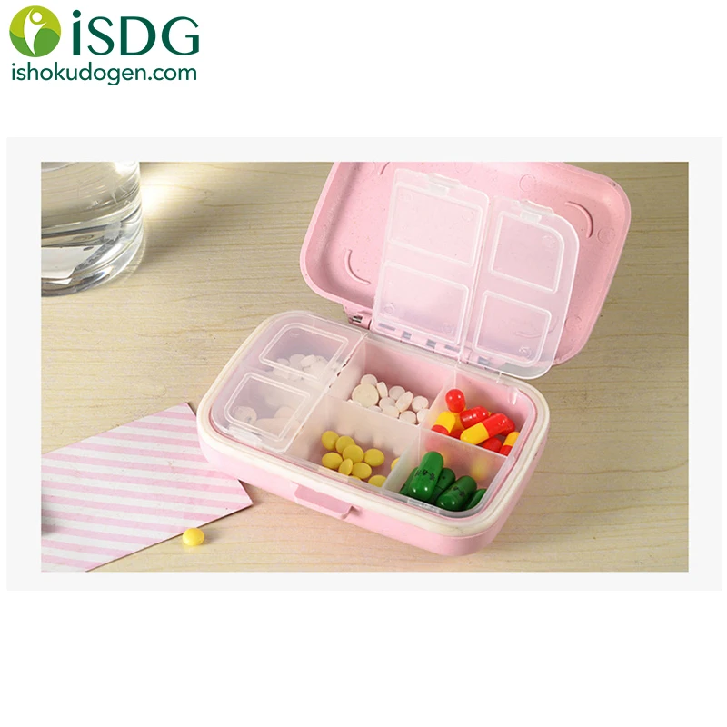 ISDG мини-футляр для лекарств чехол таблеток складной контейнер хранения