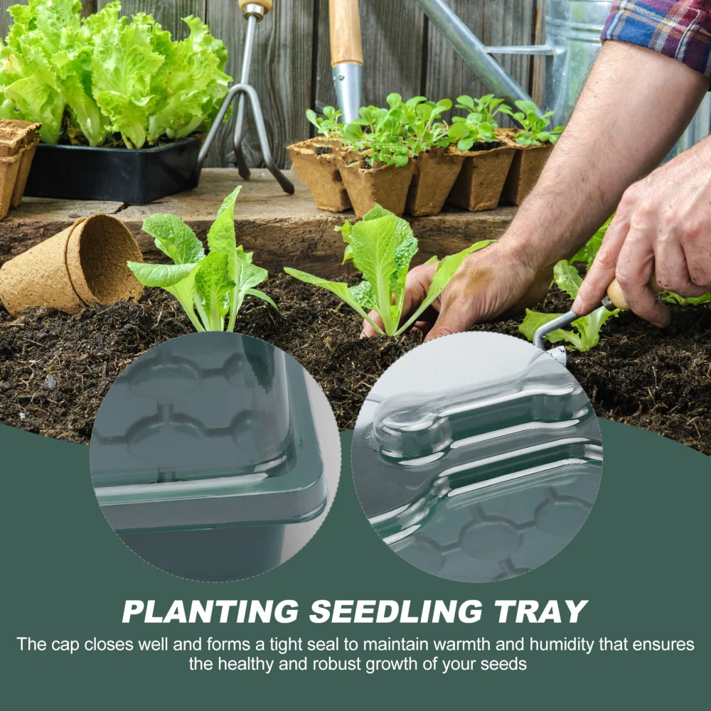 

1Set Garden Sprouter with Breathable Cover Home Grow Tray Green