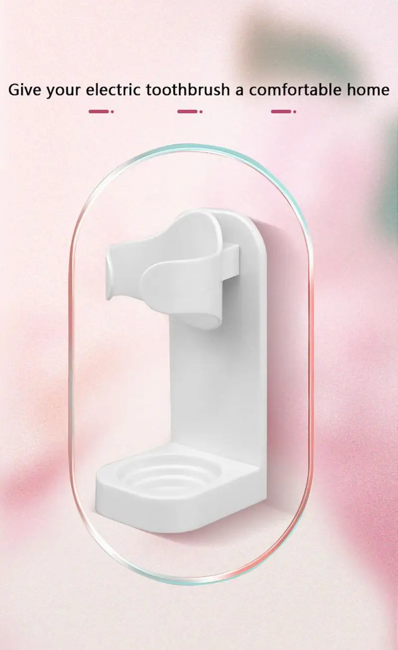 

Creative Traceless Stand Rack Organizer Electric Wall-Mounted Holder Space Saving Toothbrush Holder Bathroom Accessories