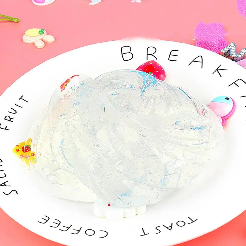 Plastilina de colores para ni&ntilde;os, arcilla polim&eacute;rica transparente para aliviar el estr&eacute;s, juguete antiestr&eacute;s para apretar a mano-3