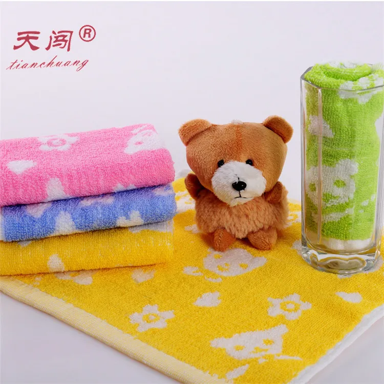 Хлопковое ноль твист 32 единицы платок для головы медведя детское полотенце рук