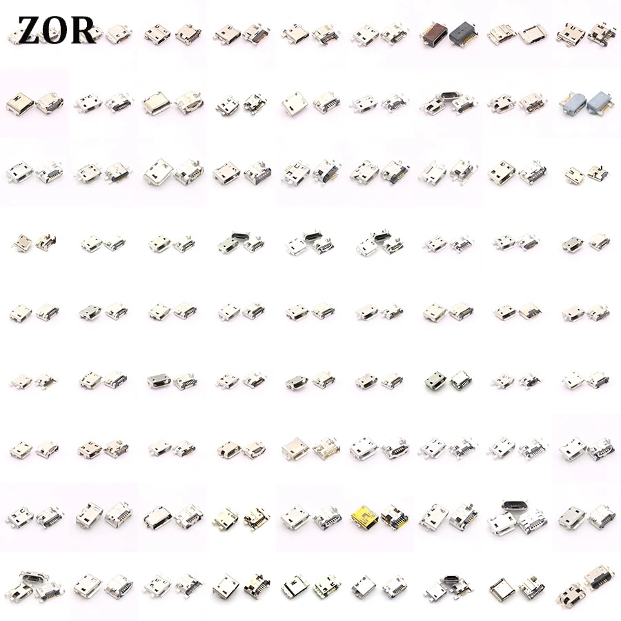 81 модель мини гнездо микро usb разъем зарядный порт штекер 5 Pin для Lenovo THL Honor ZTE alcatel