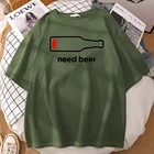 Футболка женская, с принтом Need Beer, Размеры S-Xxxl