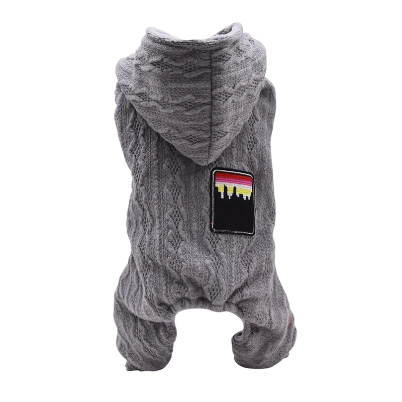 NewPet шерстяные Комбинезоны из пряжи толстовки для собак спортивные костюмы
